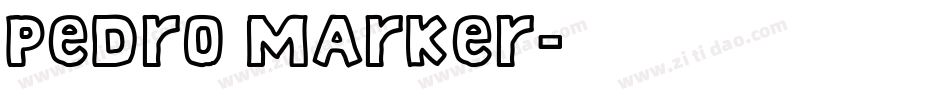 Pedro Marker字体转换